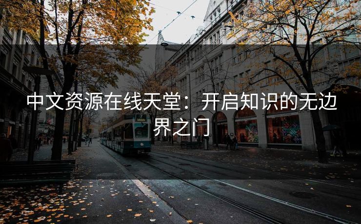 中文资源在线天堂：开启知识的无边界之门