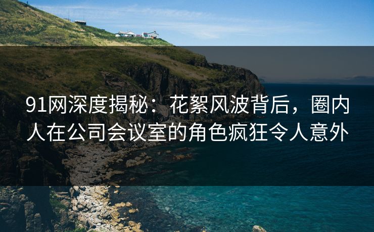 91网深度揭秘：花絮风波背后，圈内人在公司会议室的角色疯狂令人意外